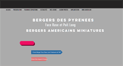 Desktop Screenshot of lesbergersdespyrenees.com